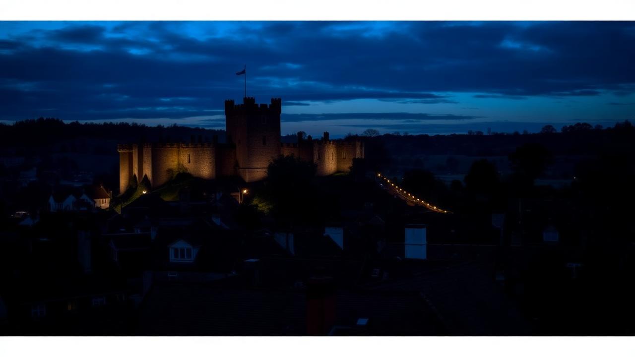 Ludlow at dusk